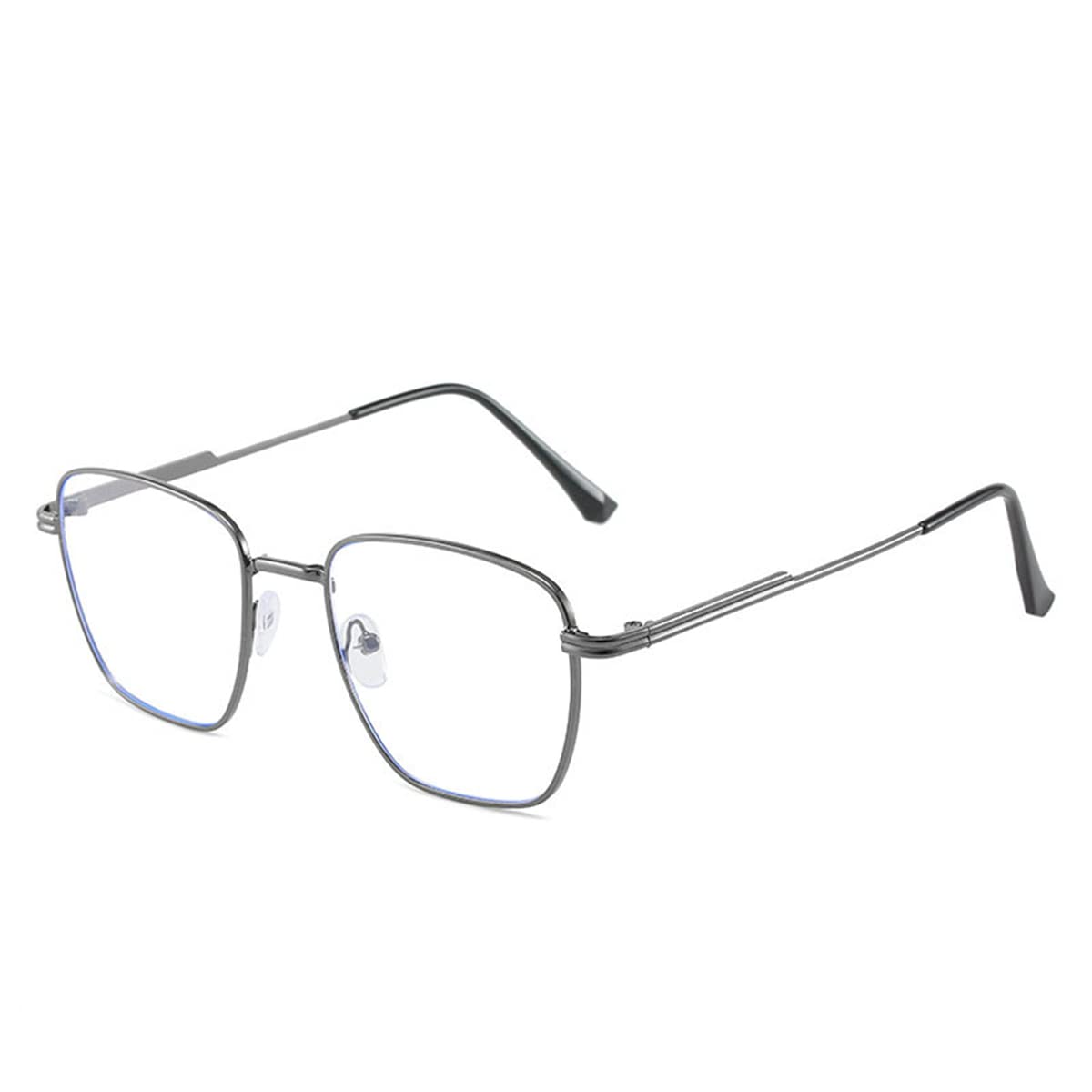 Embryform Blue Light Blocking Glasses women Retro metal square Eyeglasses Non-Prescription for Men Women