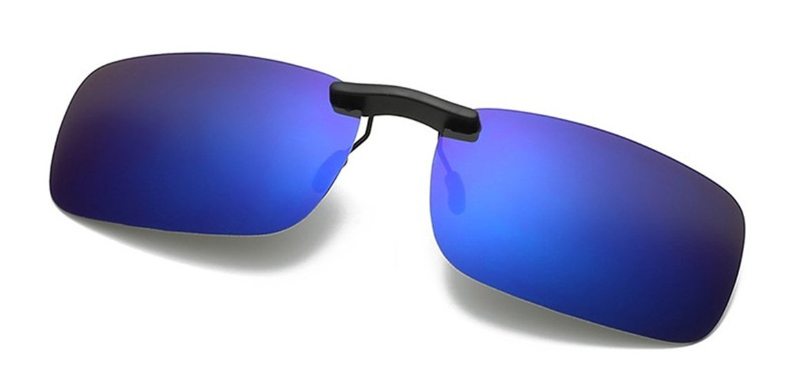 NAVARCH Unisex Polarized Clip Style Sunglasses for Eyeglasses-Clip on Sunglasses for Glasses Outdoor/Driving/Fishing