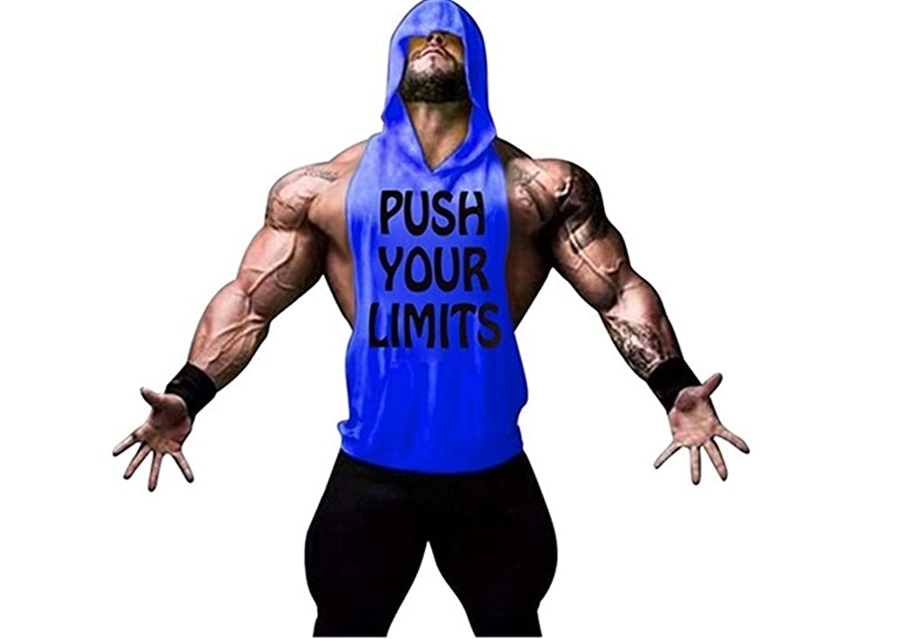 YeeHoo Men's Hooded Tank Tops