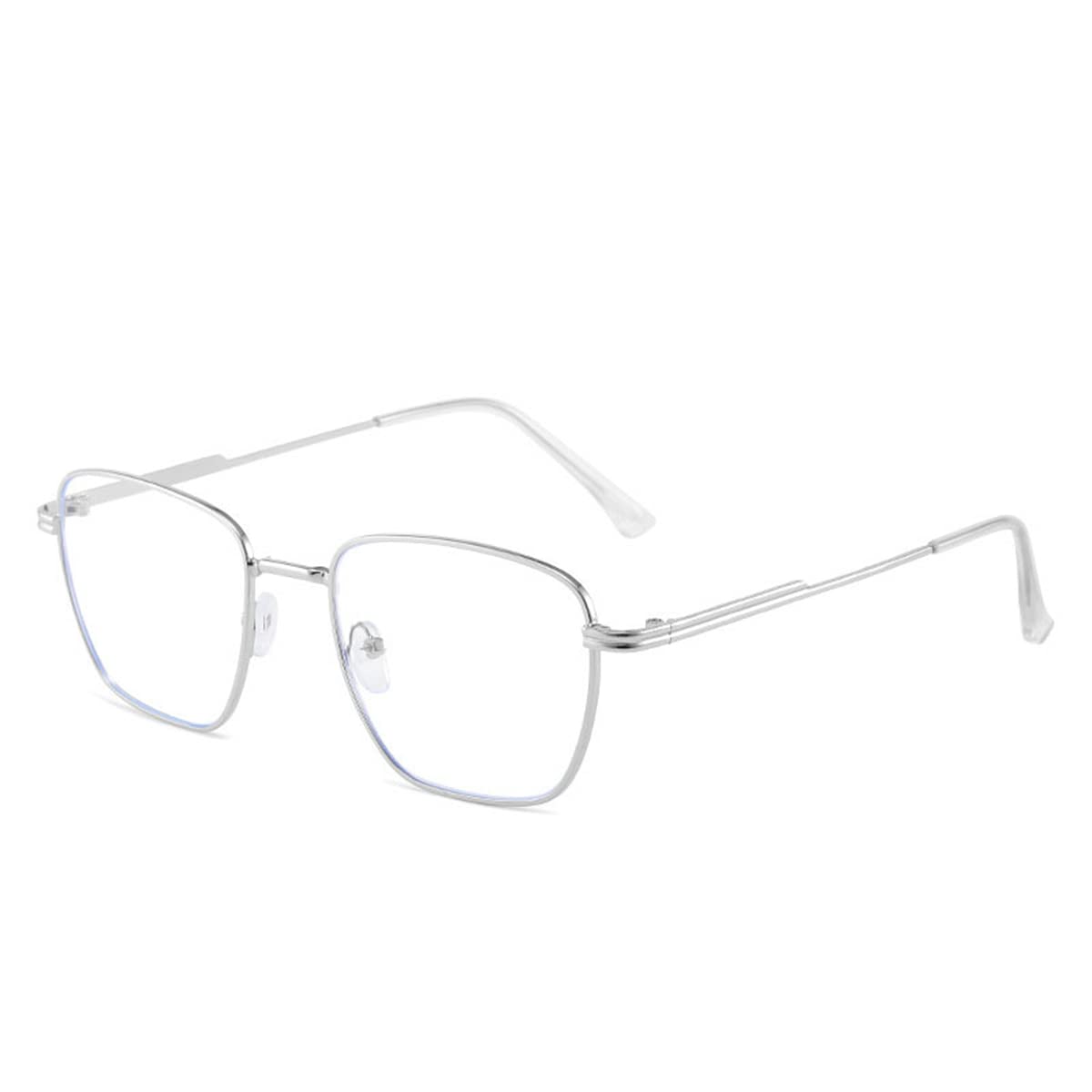Embryform Blue Light Blocking Glasses women Retro metal square Eyeglasses Non-Prescription for Men Women