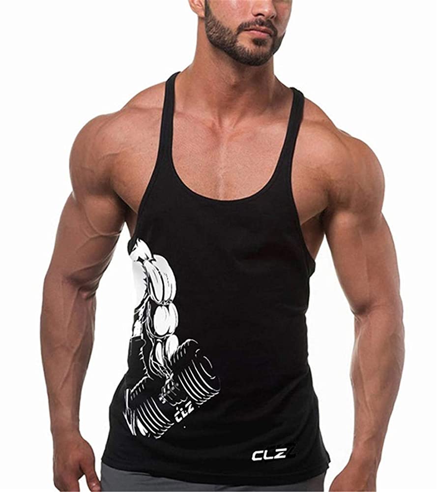 YeeHoo Men's Gym Stringer Tank Tops