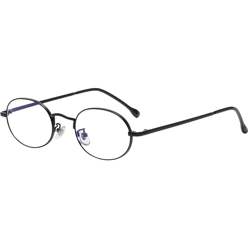 Embryform Fake Glasses Clear Lens Metal Frame Eyewear Classic Unisex Eyeglasses for Women Men