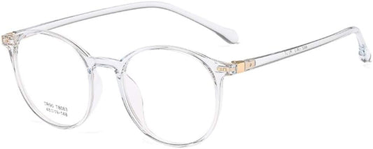 NAVARCH Unisex Round transparent frames Eyeglasses Glasses Clear Lens Eyewear
