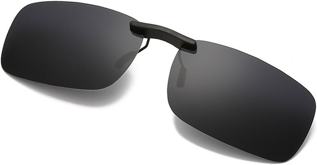NAVARCH Unisex Polarized Clip Style Sunglasses for Eyeglasses-Clip on Sunglasses for Glasses Outdoor/Driving/Fishing