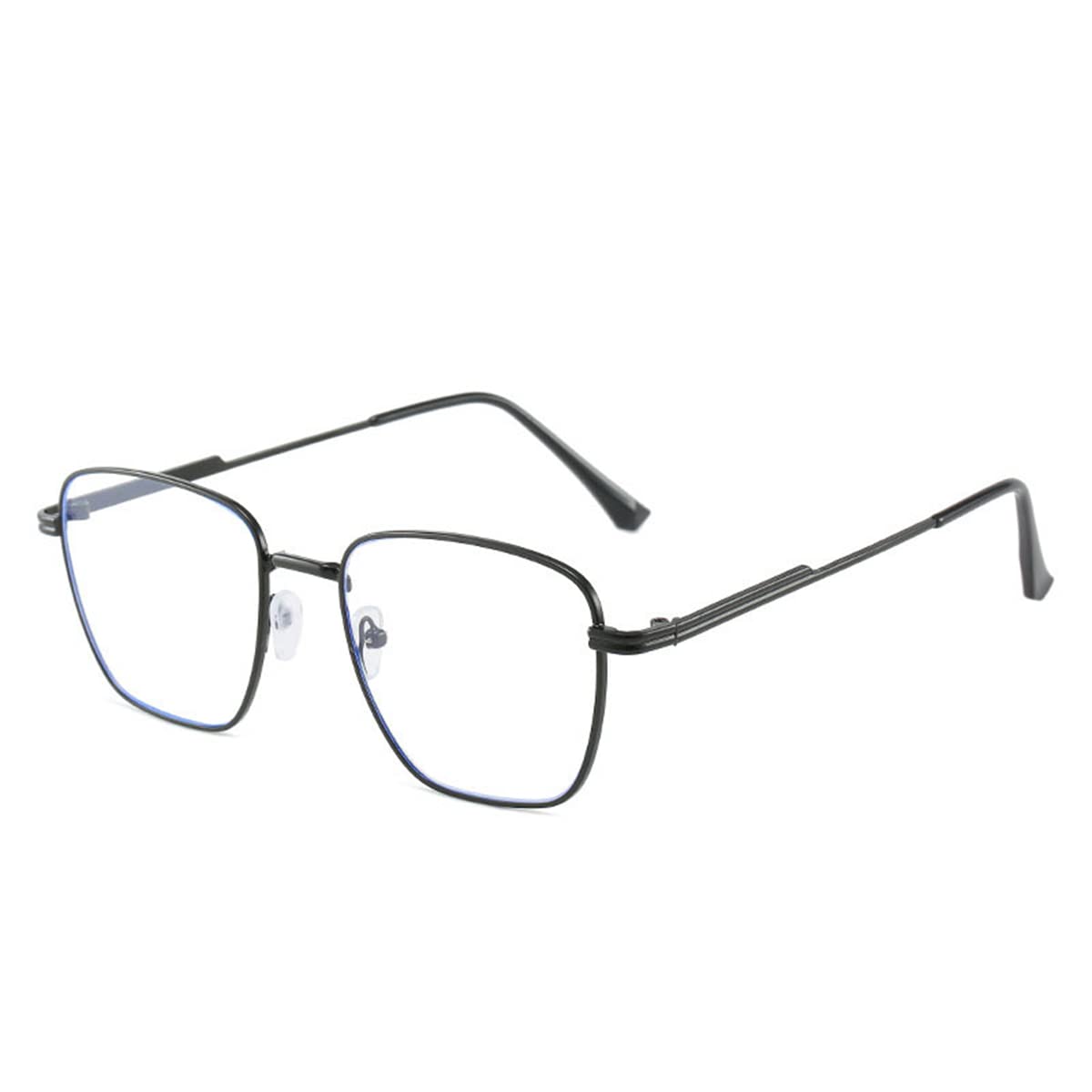 Embryform Blue Light Blocking Glasses women Retro metal square Eyeglasses Non-Prescription for Men Women