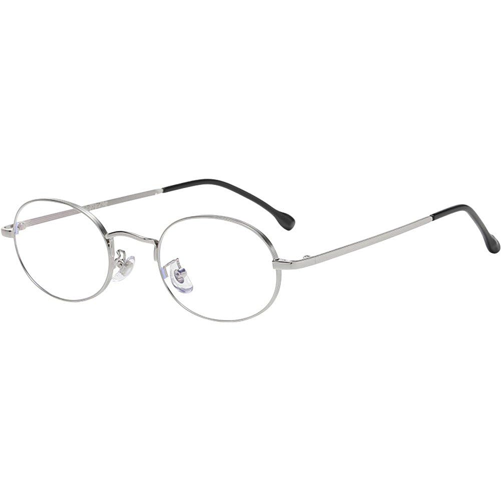Embryform Fake Glasses Clear Lens Metal Frame Eyewear Classic Unisex Eyeglasses for Women Men