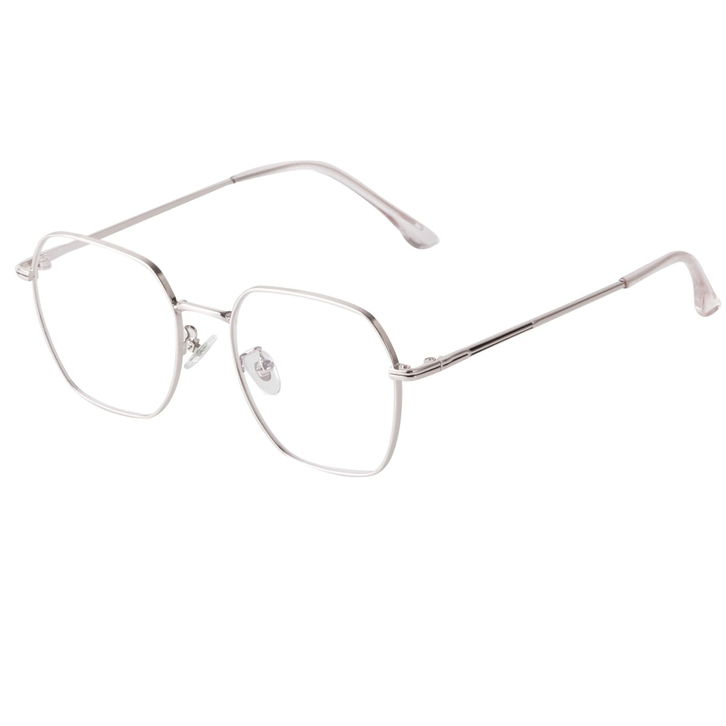 Embryform Blue Light Blocking Glasses Retro Hexagonal Metal Frame Gaming Glasses Anti Glare Glasses