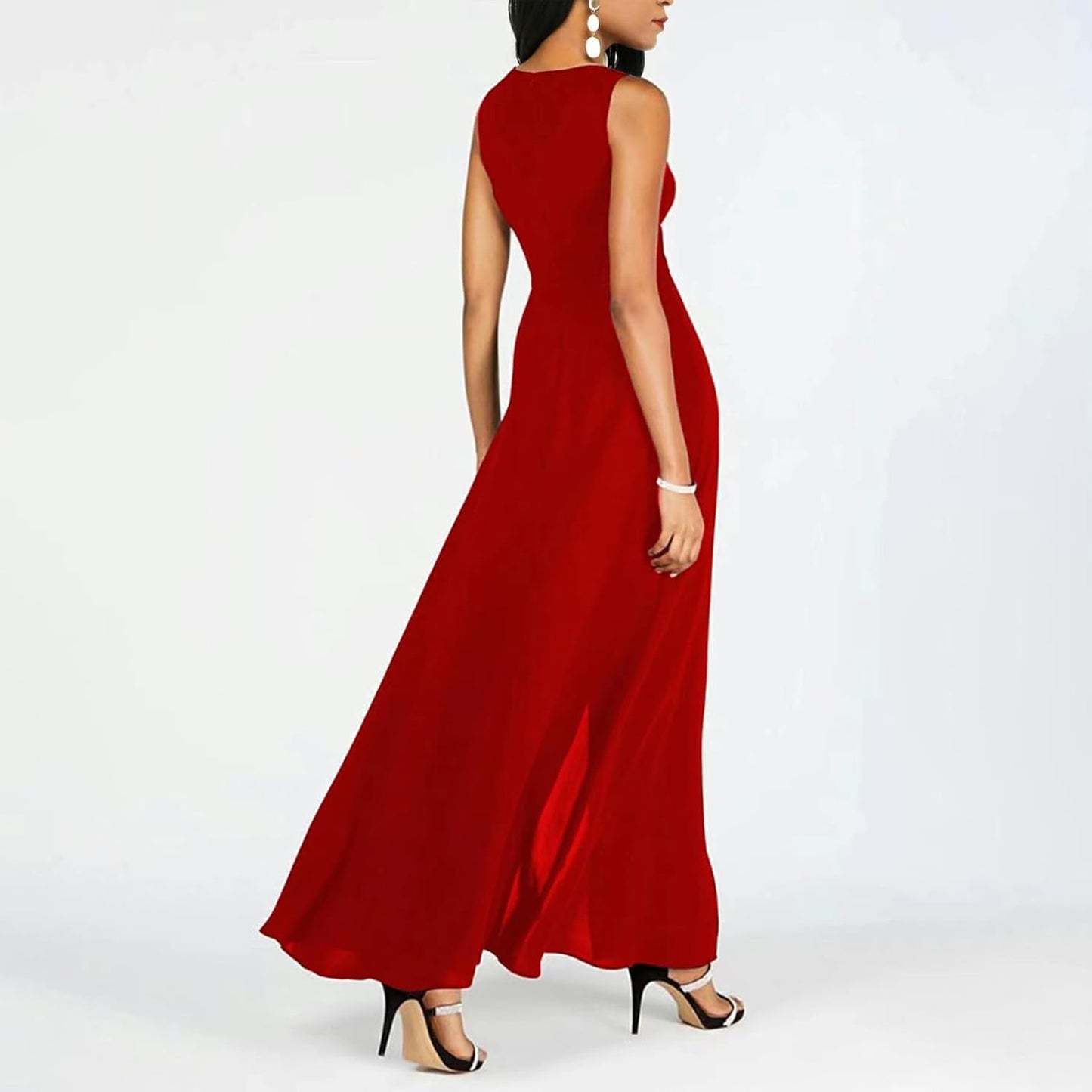GYMBULL Overlay Fancy Jumpsuit for Women, Elegant Sleeveless Cocktail Jumpsuit Dress Evening Party Formal Wedding Guest Romper