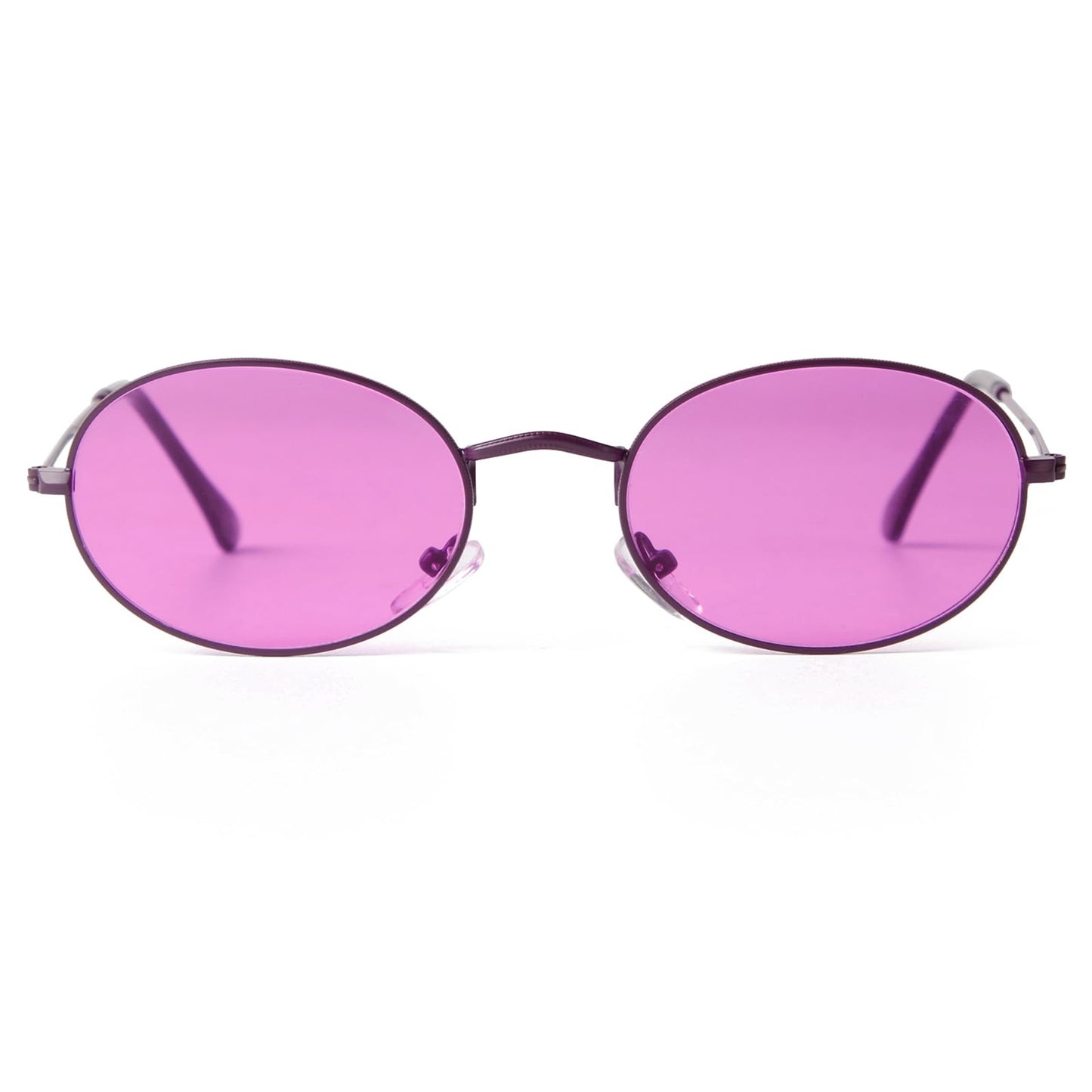 Embryform Retro Oval Sunglasses for Women Men Vintage 90s Hippie sunglasses Classic Metal Frame Eyeglasses