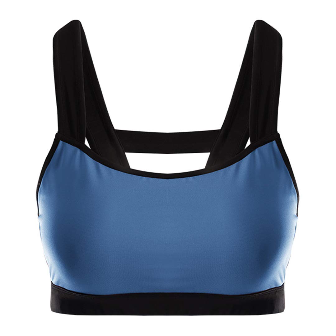 TOFOX Womens Sports Bras Padded Seamless Activewear Bras with Removable Pads Running Fitness Bra Absorb Sweat Aerobics Tops