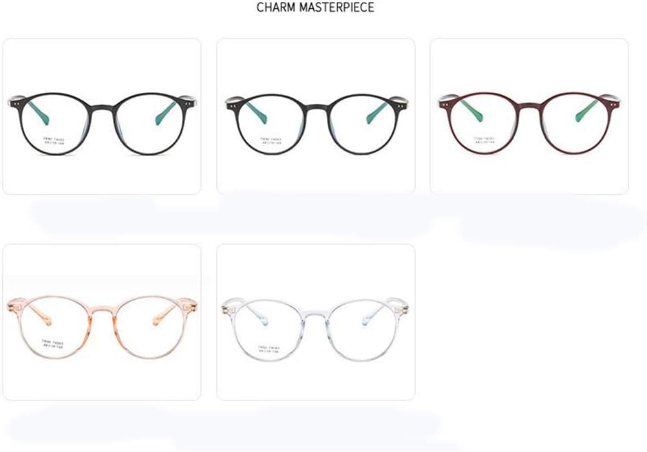 NAVARCH Unisex Round transparent frames Eyeglasses Glasses Clear Lens Eyewear