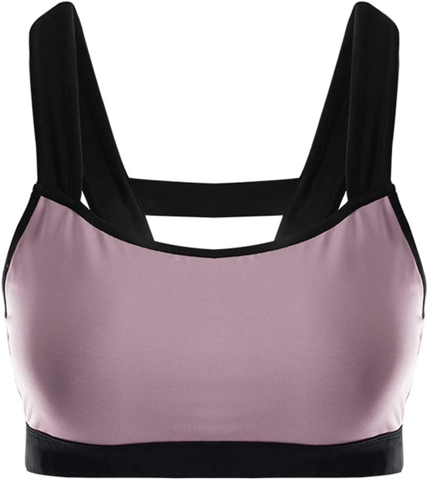 TOFOX Womens Sports Bras Padded Seamless Activewear Bras with Removable Pads Running Fitness Bra Absorb Sweat Aerobics Tops