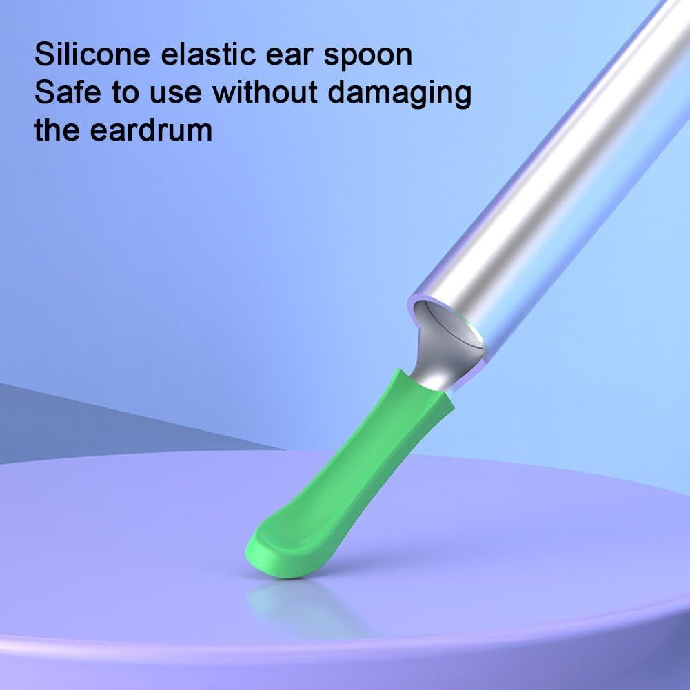 Kribee Ear Wax Removal with Camera, Smart Visual Earwax Cleaning Tool with 6 LED Lights, Earwax Remover Tool, Ear Cleaner Ear Wax Removal Kit