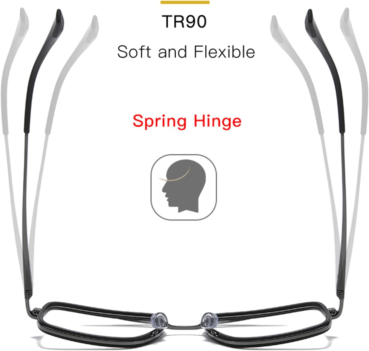 NAVARCH Blue Light Blocking TR90 Glasses Protect yours eyes against harmful blue light from screens for Anti Headache and Eyestrain Lightweight Computer Glasses