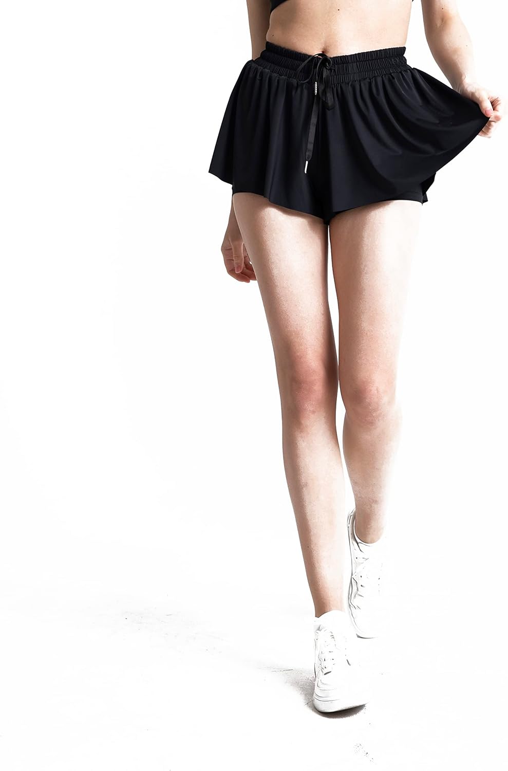 TOFOX Sports Cycling Shorts for Women Pleated Tennis Skirts for Women Shorts Sports Running Golf Casual High Waist Skirt