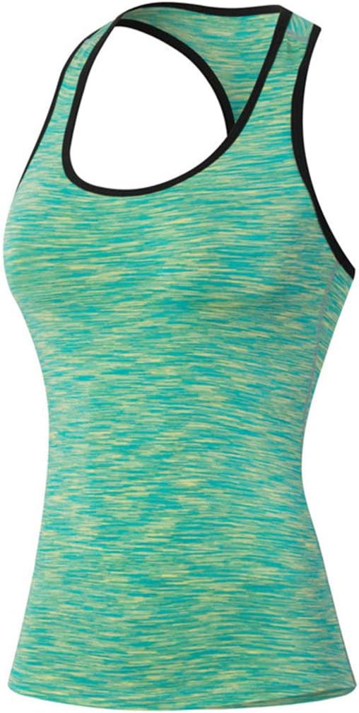 TOFOX Women's Sports T-Shirt Basic Yoga Top Women's Tank Top Quick-Drying Tops Basic Workout Tanks Yoga Tops Running Shirts Fitness