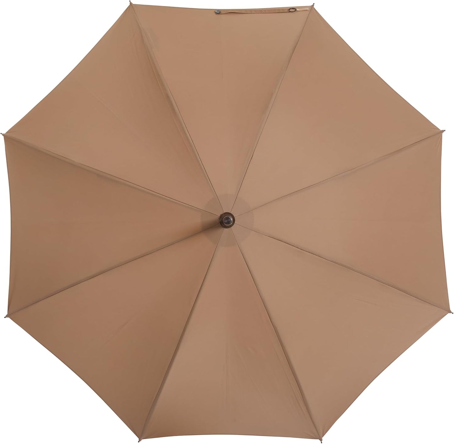 JiffPom The London Ladies Umbrella - Crafted From A Single Piece Of Maple - Champagne