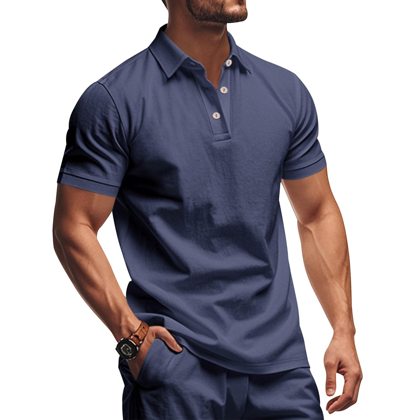 gukoo Polo Shirts for Men Lightweight Performance Short Sleeve Summer Tops Casual Collared Moisture Wicking Golf Shirts