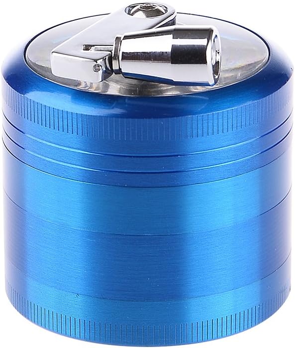 Kribee Premium Grinder 4 Pieces Zinc Alloy Hand Cranked Unbreakable Grinder for Herb