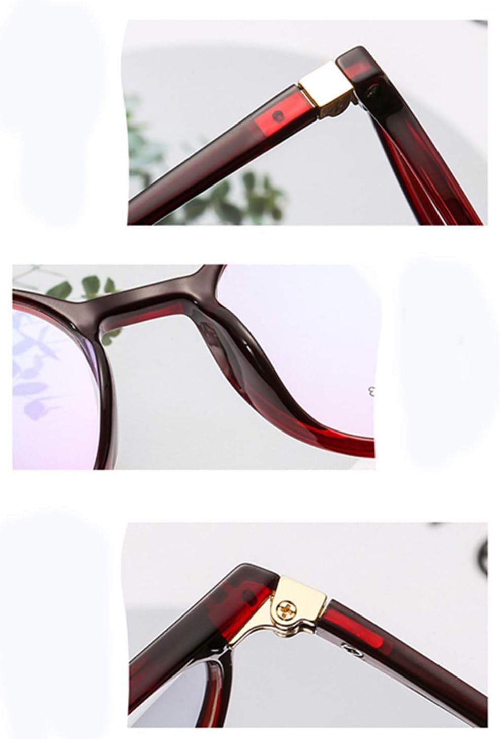 NAVARCH Unisex Round transparent frames Eyeglasses Glasses Clear Lens Eyewear