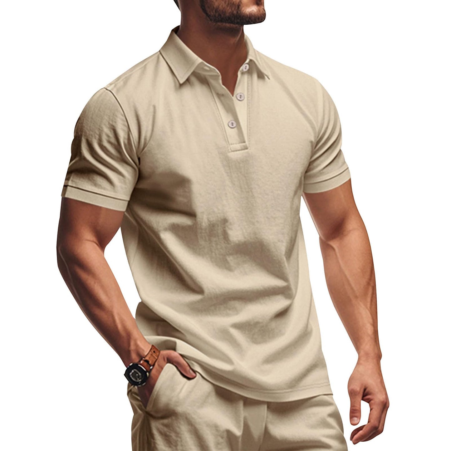 gukoo Polo Shirts for Men Lightweight Performance Short Sleeve Summer Tops Casual Collared Moisture Wicking Golf Shirts