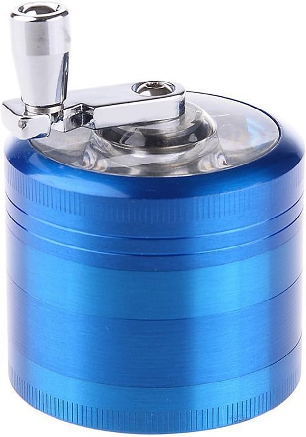 Kribee Premium Grinder 4 Pieces Zinc Alloy Hand Cranked Unbreakable Grinder for Herb