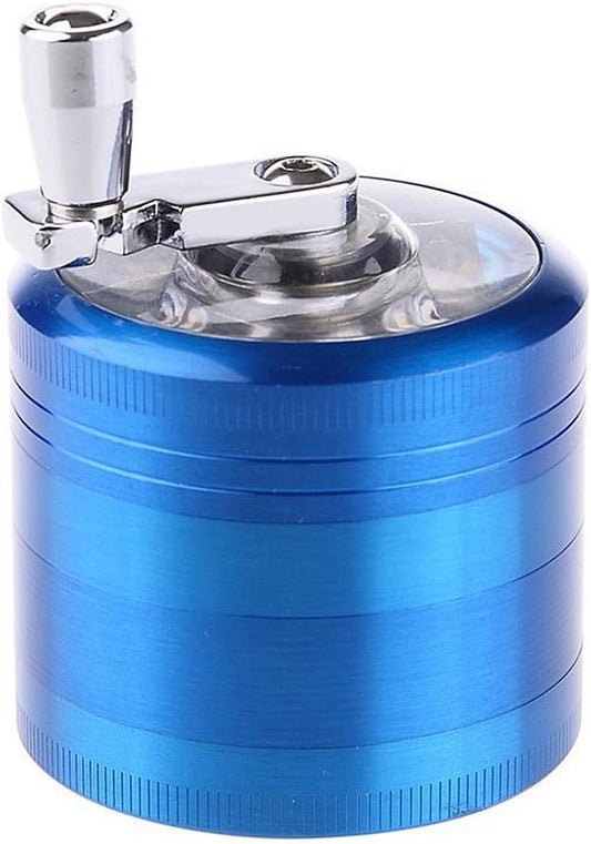 Kribee Premium Grinder 4 Pieces Zinc Alloy Hand Cranked Unbreakable Grinder for Herb