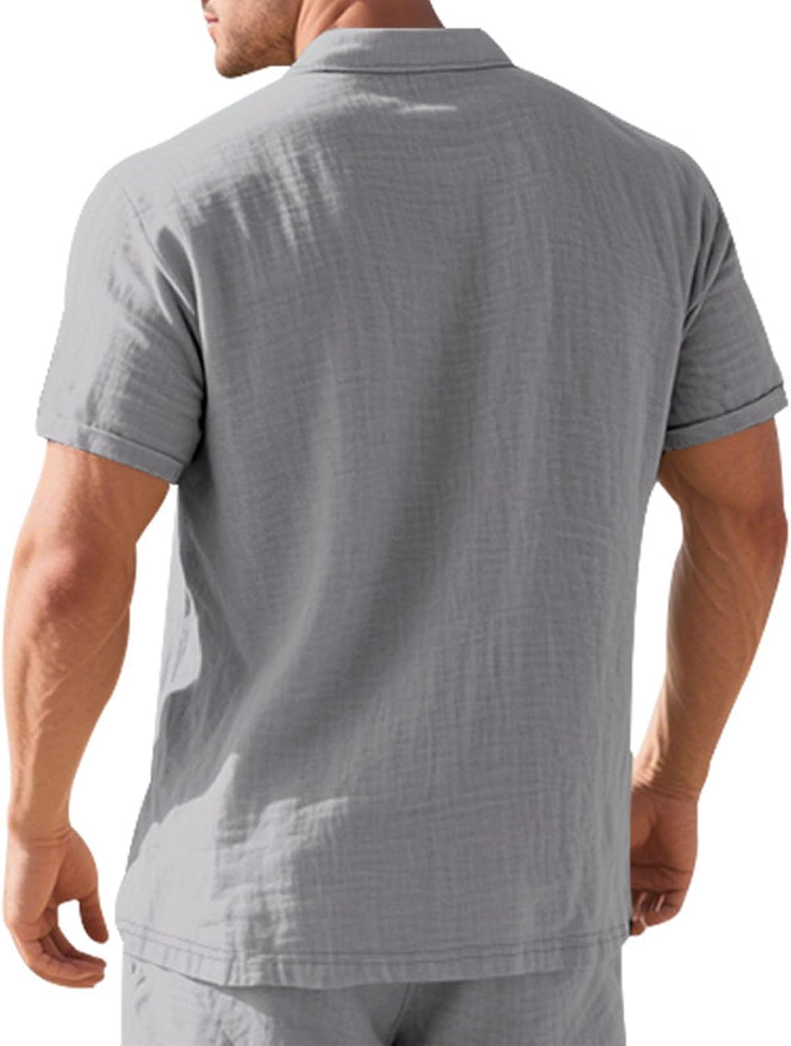 gukoo Polo Shirts for Men Lightweight Performance Short Sleeve Summer Tops Casual Collared Moisture Wicking Golf Shirts