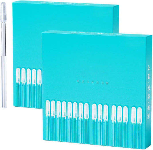 gukoo Sticky Earwax Removal Tool, Earwax Cleaner Pick, Reusable Rubber Ear Pick, Ear Cleaning Stick, 48 Pcs Compact Size And Gentle Tools For Those With Sensitive Canals