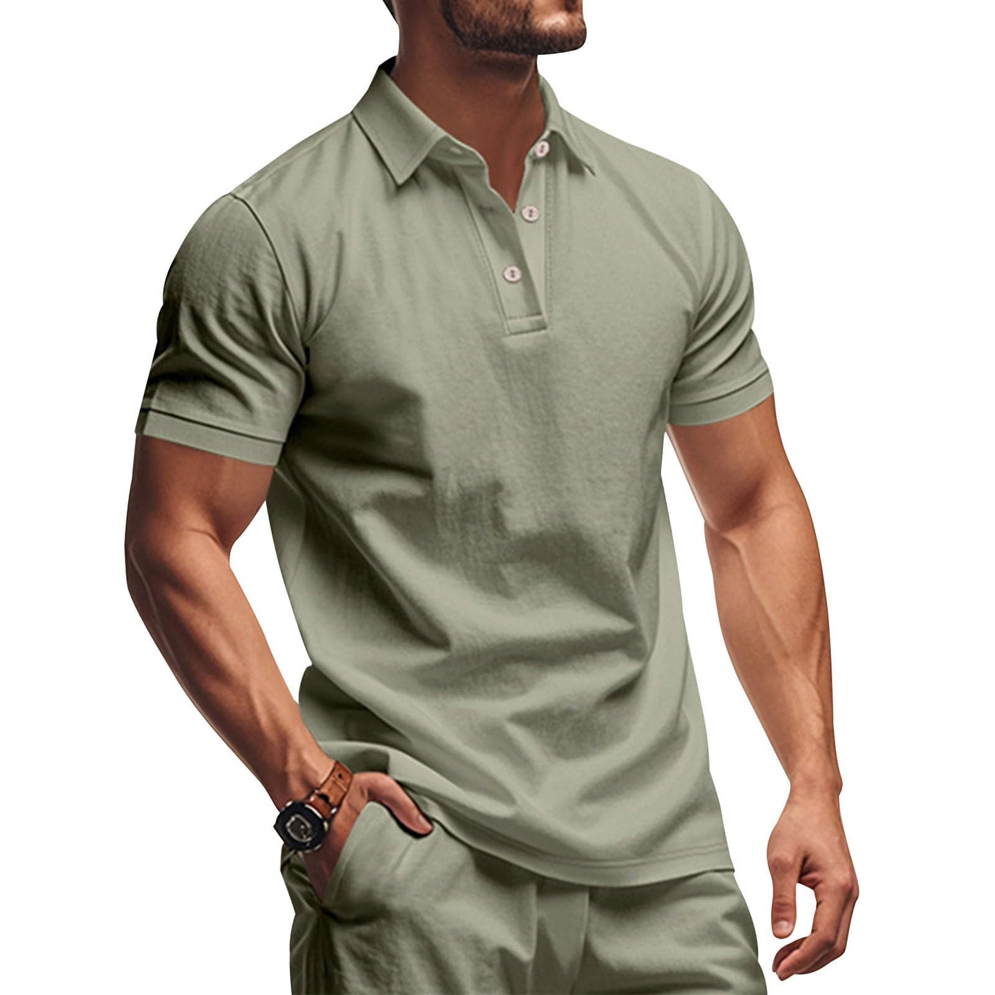 gukoo Polo Shirts for Men Lightweight Performance Short Sleeve Summer Tops Casual Collared Moisture Wicking Golf Shirts
