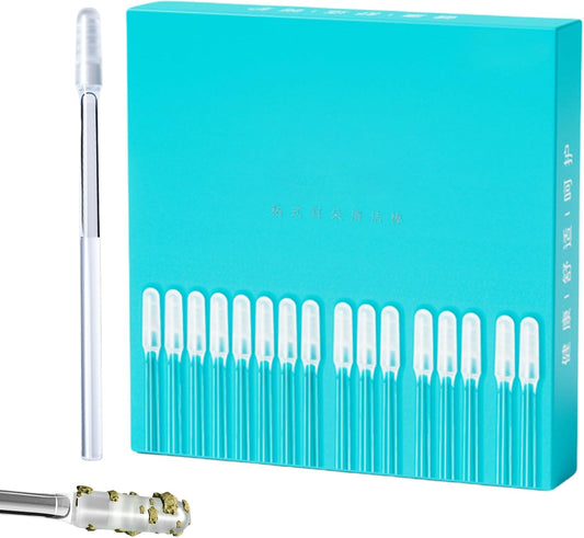 Kribee Earwax Removal Kit Earwax Remover Tool Sticky Ear Cleaning Stick Cleaner Tool Ear Cleaner Set for Children Adult