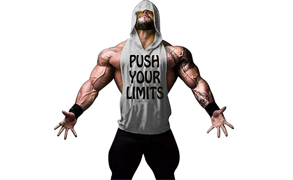 YeeHoo Men's Hooded Tank Tops