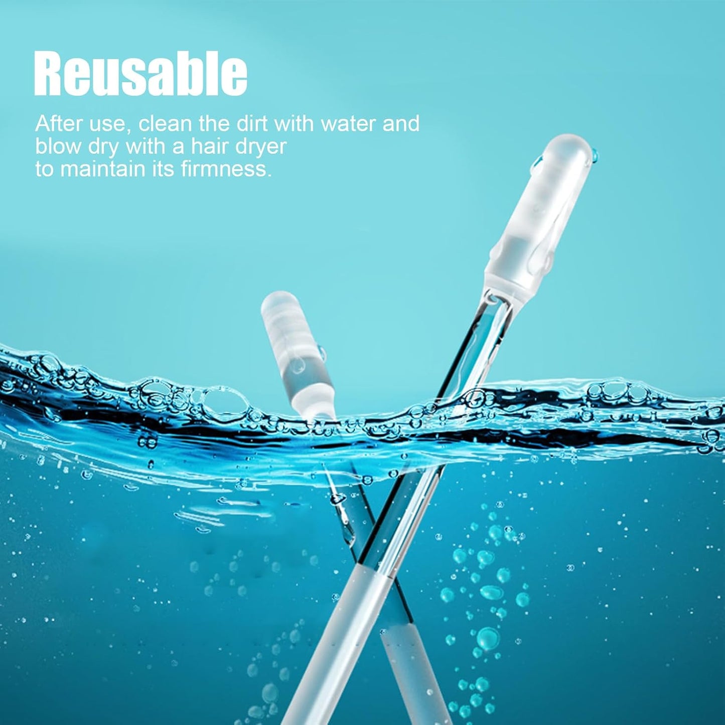 Kribee Earwax Removal Kit Earwax Remover Tool Sticky Ear Cleaning Stick Cleaner Tool Ear Cleaner Set for Children Adult