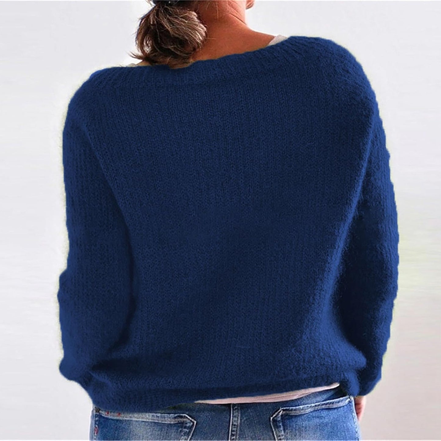 GYMTANK Women's Winter Sweater 2025 Fall Basic Timeless Long Sleeve Solid Boat Neck Chunky Sweater Pull Over Tops
