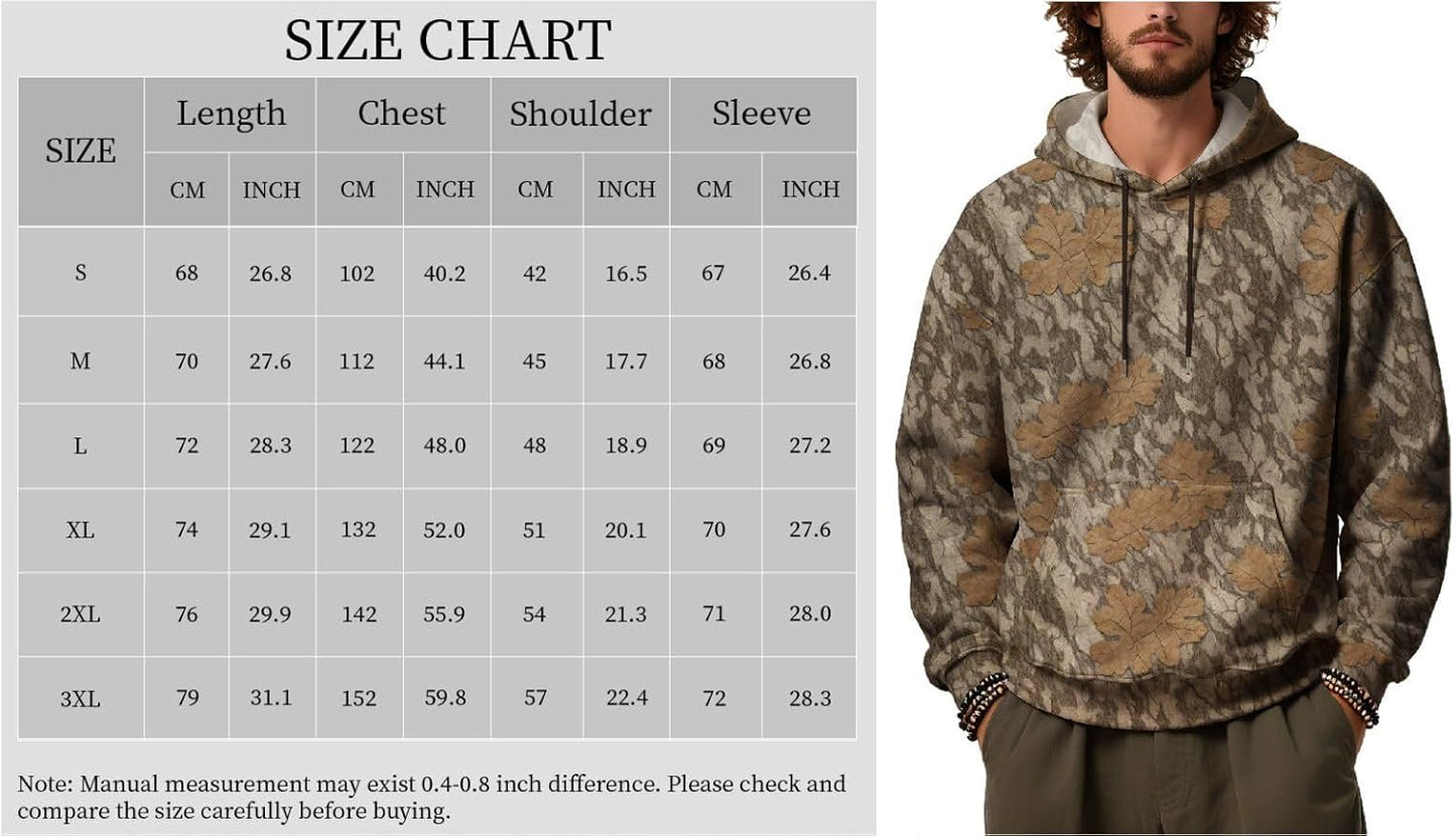 FONDBERYL Mens Aztec Hoodies Western Cowboy Hooded Sweatshirt Vintage Graphic Print Fashion Pullover Tops with Pocket
