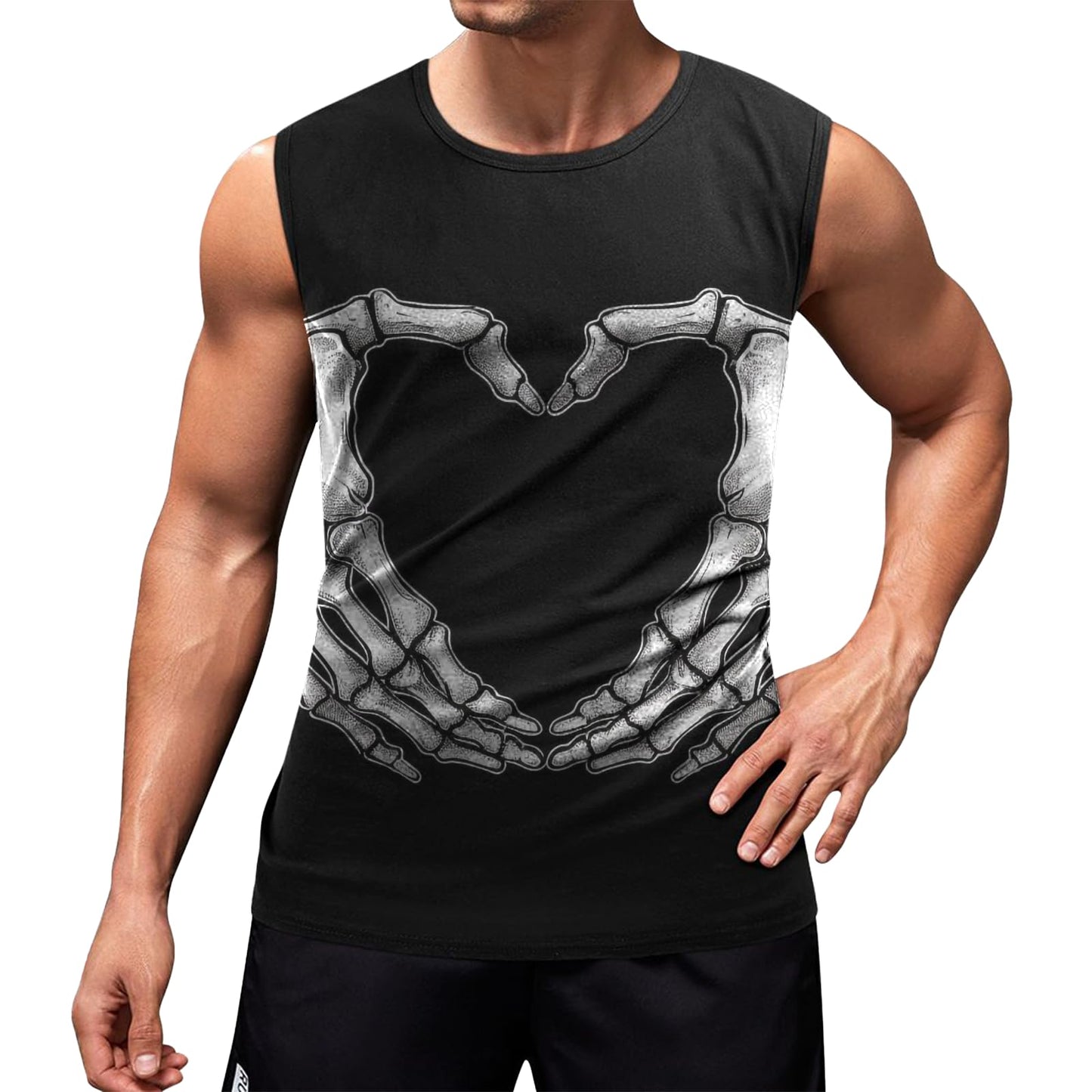 NAVARCH Mens Tank Tops Graphic Beach Tank Tops for Men Lightweight Breathable Sleeveless T-Shirt Summer Casual Beach Wear
