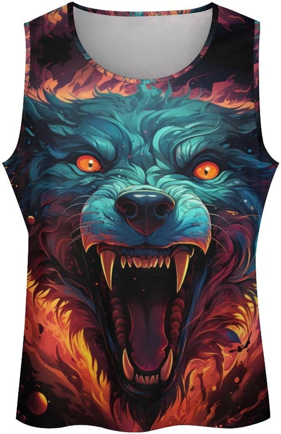 NAVARCH  Tank Tops for Men Animal Print Sport Tank Summer Sleeveless Workout T-Shirts Fitness Vest Athletic Undershirts