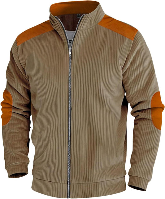 GYMTANK Men's Jacket for Winter Autumn Outdoor Windproof Coat Casual Fashion Zip Up Jacket