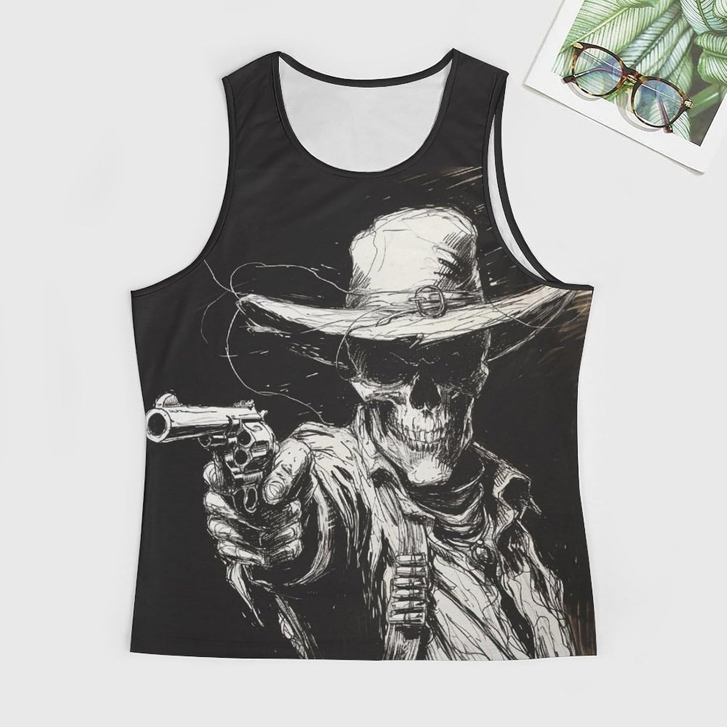 NAVARCH Mens Tank Top 3D Print Casual Summer Sleeveless Shirts Gym Workout Breathable Quick Dry Lightweight Sportswear