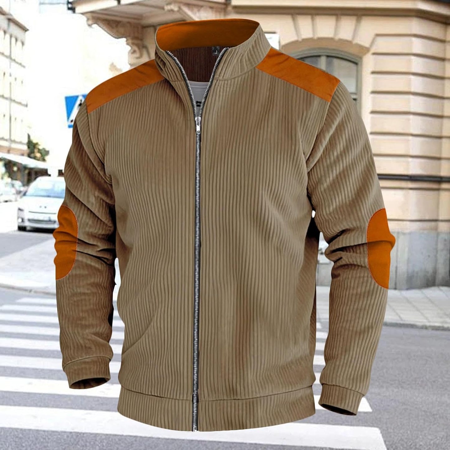 GYMTANK Men's Jacket for Winter Autumn Outdoor Windproof Coat Casual Fashion Zip Up Jacket