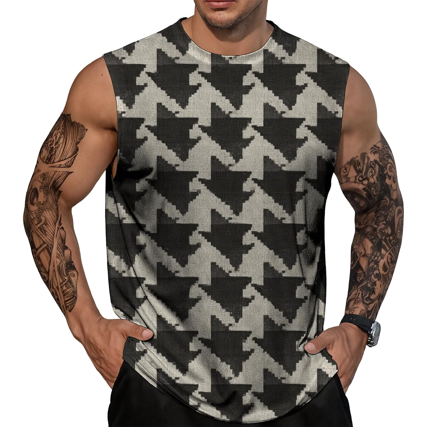 NAVARCH Mens Gym Tank Tops Breathable Skin-Friendly Sleeveless T Shirt Outwear Summer Clothes for Men Plus Size 2025