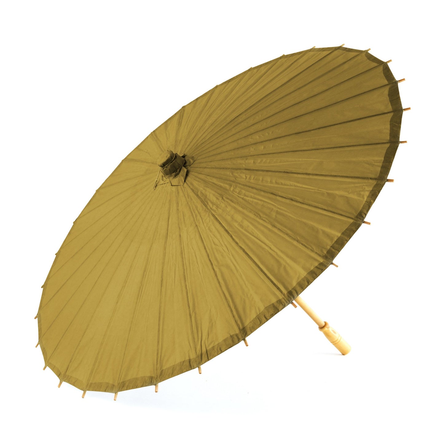 JiffPom Paper Parasol with Bamboo Boning - Pastel Pink