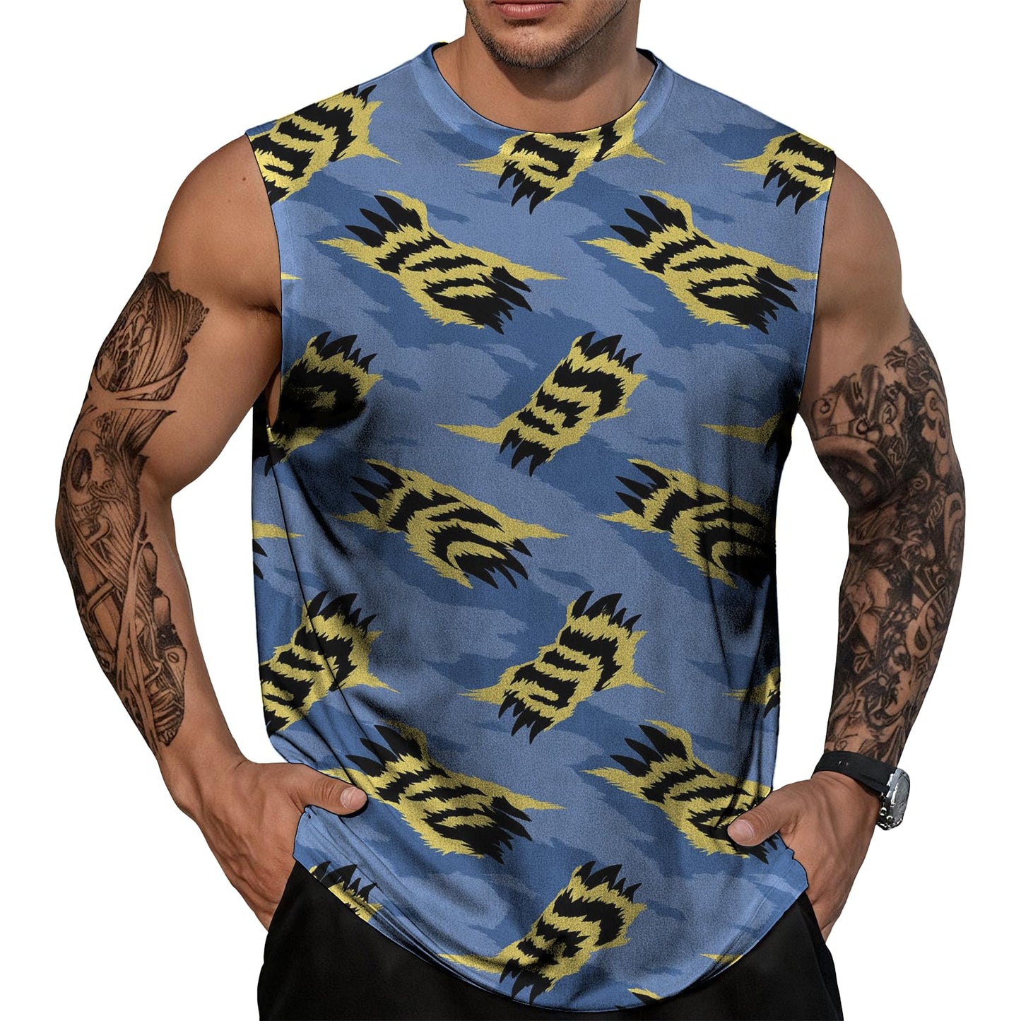NAVARCH Mens Gym Tank Tops Breathable Skin-Friendly Sleeveless T Shirt Outwear Summer Clothes for Men Plus Size 2025