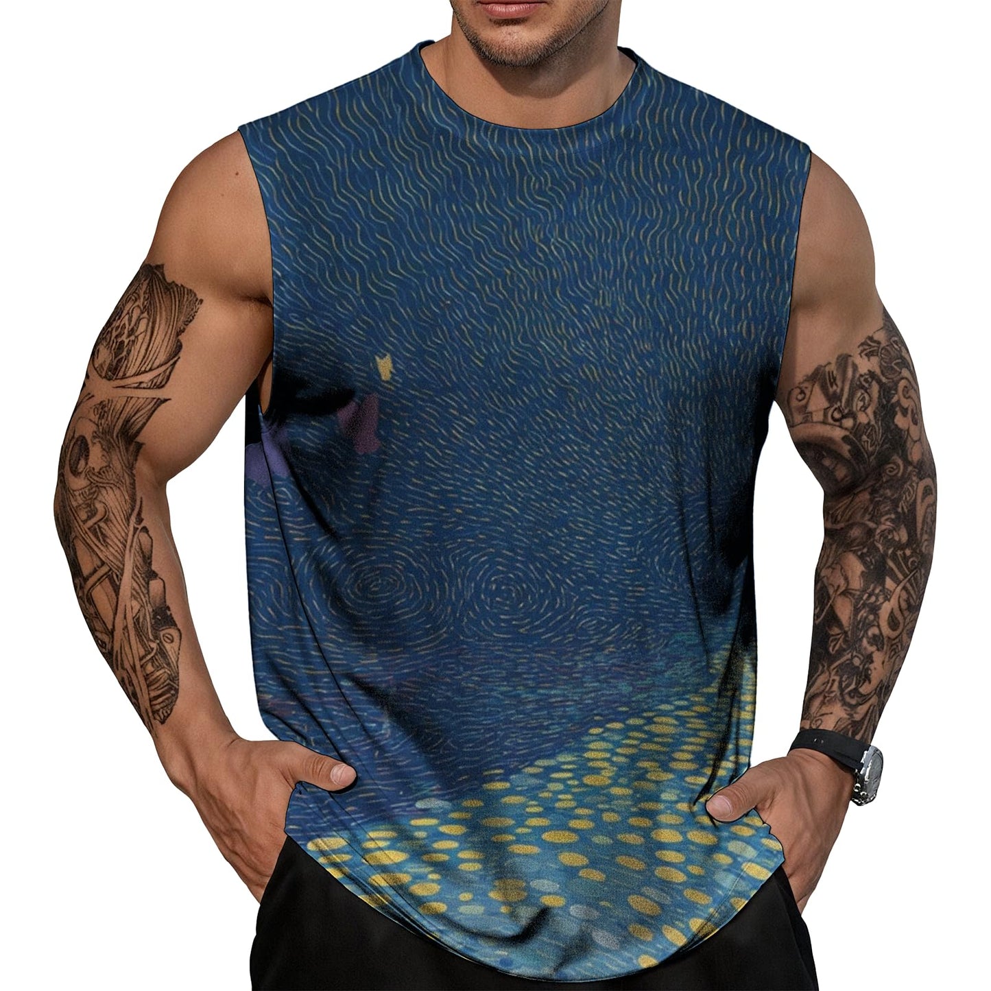 NAVARCH Mens Gym Tank Tops Breathable Skin-Friendly Sleeveless T Shirt Outwear Summer Clothes for Men Plus Size 2025
