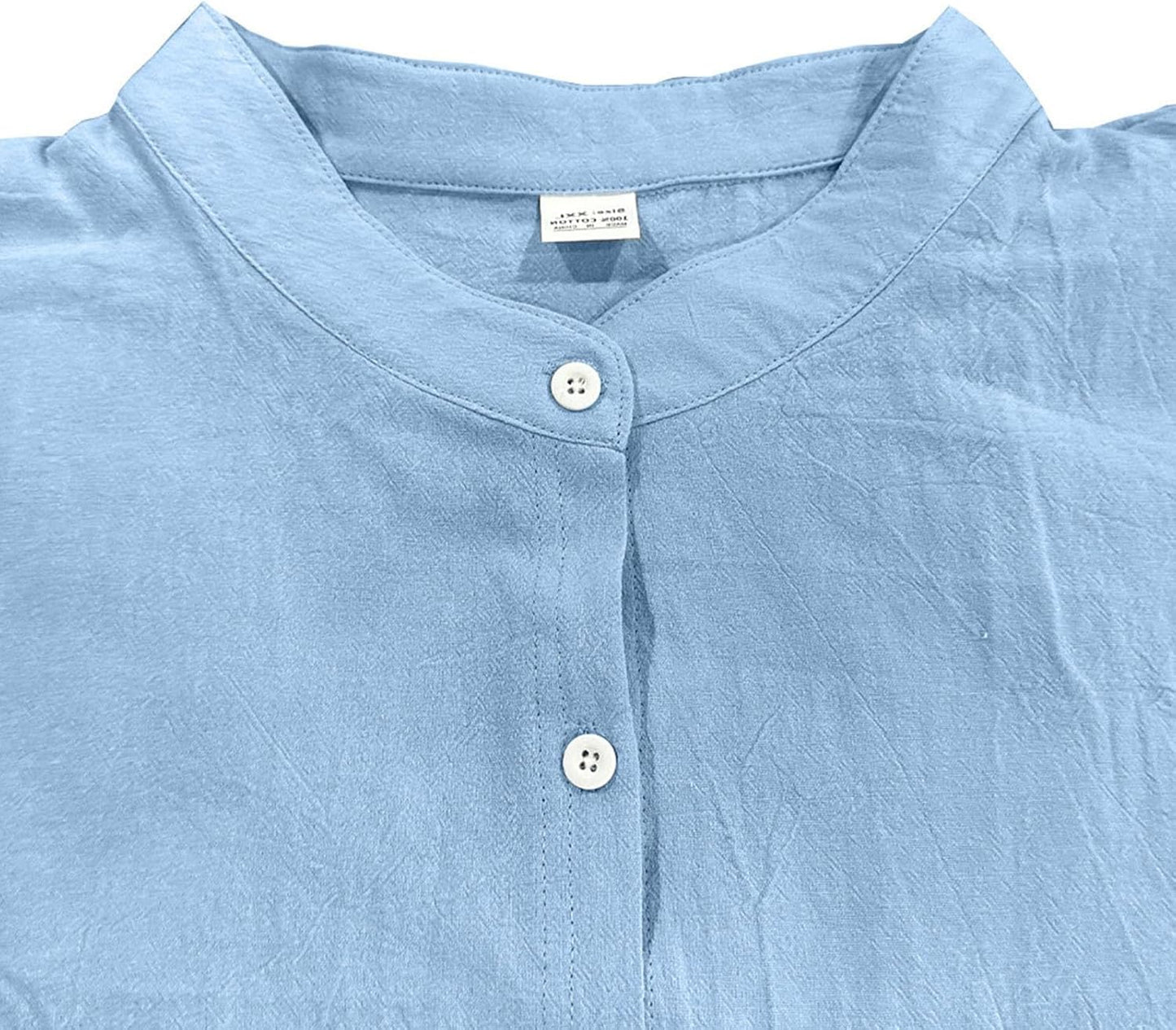 GYMTANK Mens Golf Shirts V Neck Pullover Button Down Collar Long Sleeve Business Casual Hippie Summer Beach Workout Tops