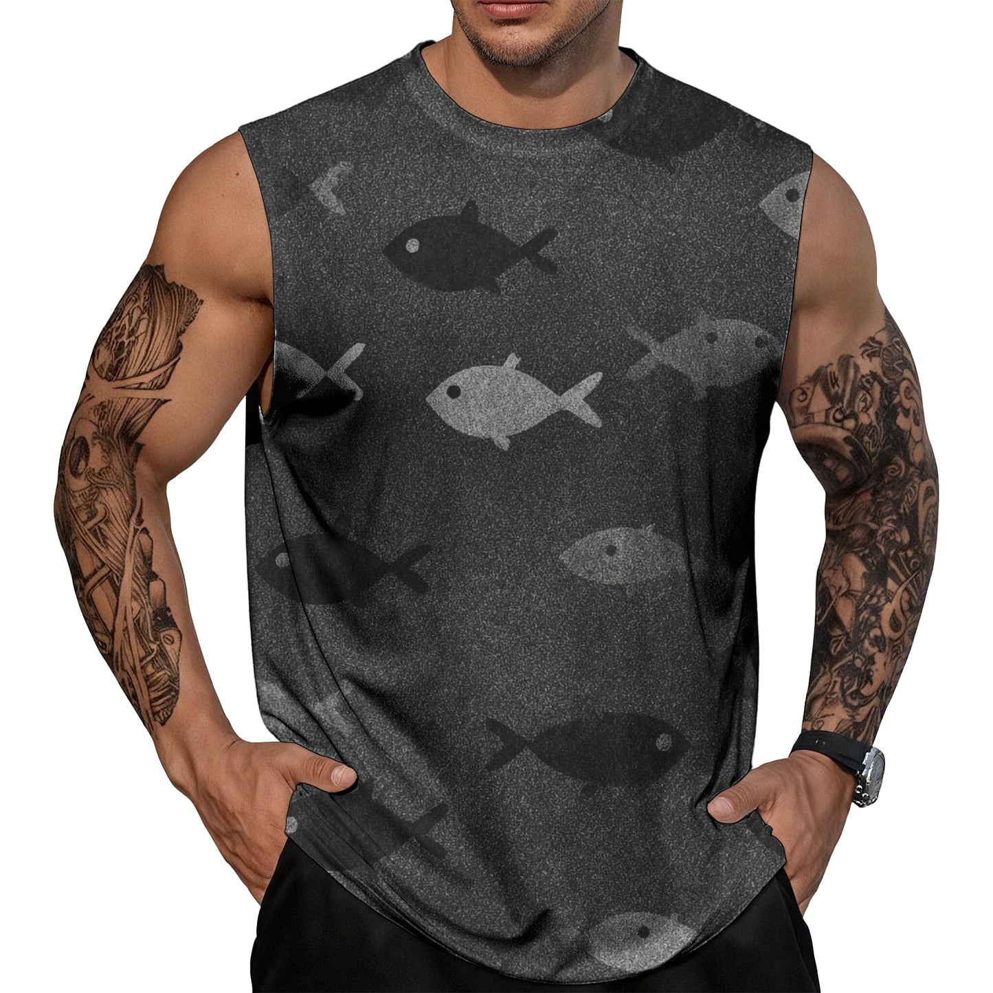 NAVARCH Mens Gym Tank Tops Breathable Skin-Friendly Sleeveless T Shirt Outwear Summer Clothes for Men Plus Size 2025