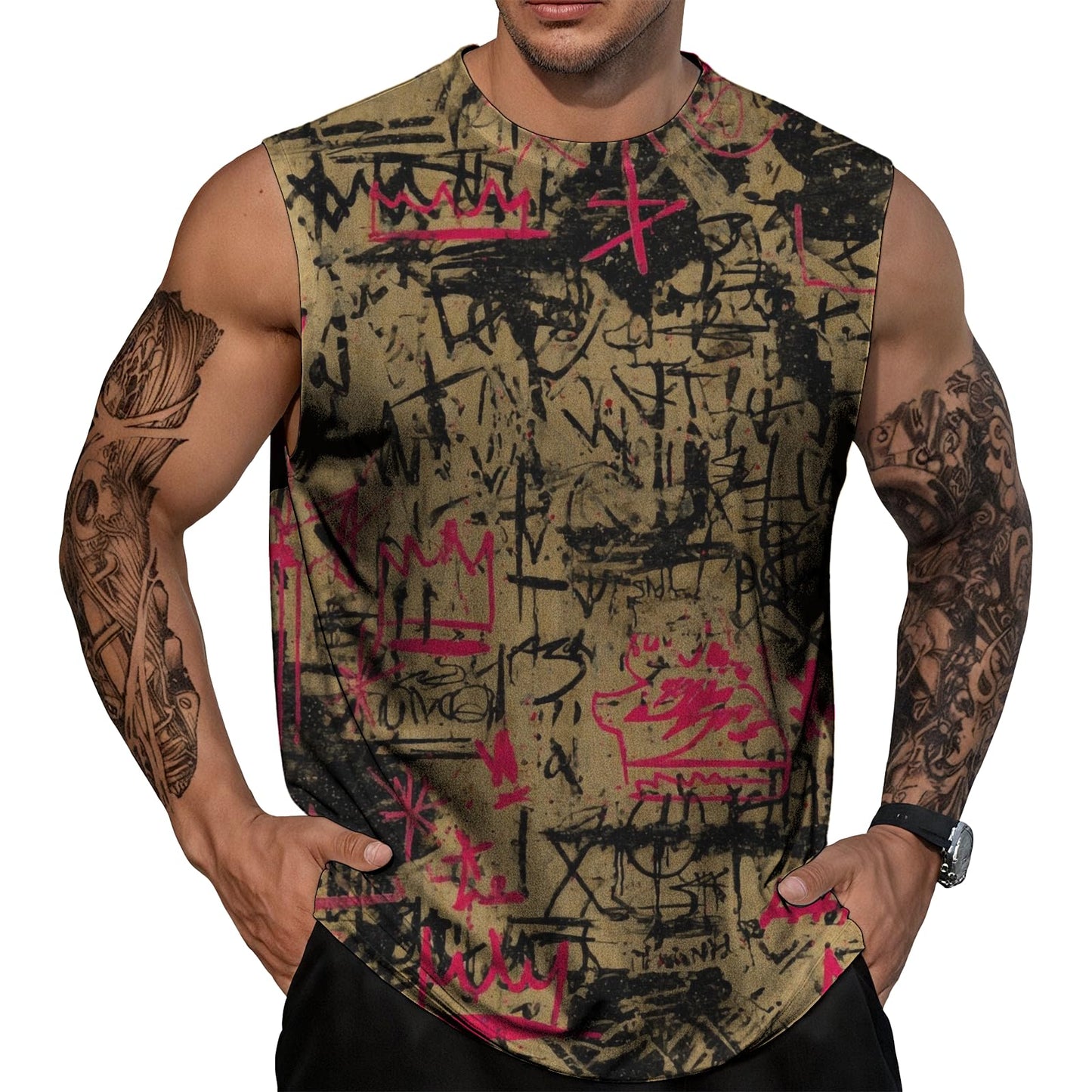 NAVARCH Mens Gym Tank Tops Breathable Skin-Friendly Sleeveless T Shirt Outwear Summer Clothes for Men Plus Size 2025
